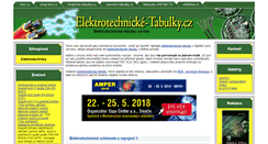 Desktop Screenshot of elektrotechnicke-tabulky.cz
